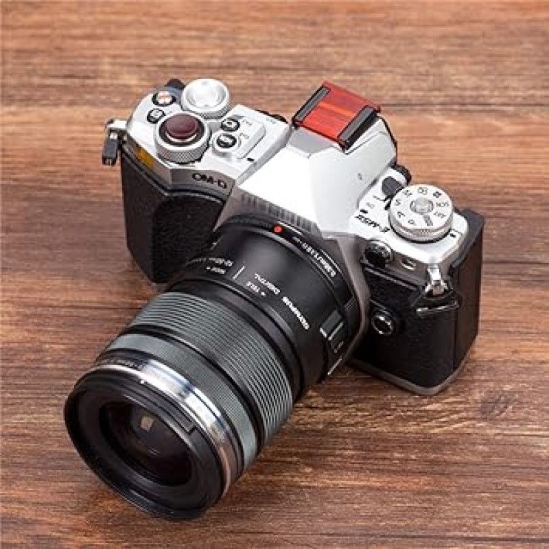 VKO 우드 카메라 핫슈 커버 Fujifilm X-T30 X-T100 X-H1 X-T20 X100F X-T10 X-T2 X-T3 X-PRO2 X-PRO1 X-E3 X-A2 X-A10 X-A5 X100T X100S X30 X70(빨간색)