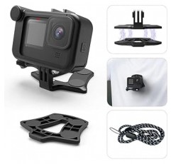 ActyGo 마그네틱 마운트, GoPro용 액세서리, 퀵 릴리스, 스마트폰 및 기타 액션 카메라와 호환 가능, 미디어 모듈 사용 가능