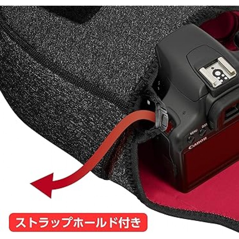 HAKUBA 2SP-SF-CC02LBL 카메라 케이스 슬림핏 카메라 케이스 02L 소형 SLR용 네오프렌 소재 블랙
