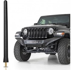 숏 안테나 2007-2023 Jeep Wrangler GladiatorJK JL JT Unlimited Rubicon Sahara용 지프랑글러 검투사 액세서리 지프라디오 안테나 AM/FM 수신용