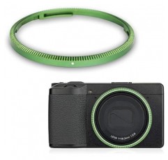 JJC 보호 링 Ricoh GR3 GRIII 알루미늄 합금 렌즈 장식 링 교체 Ricoh GN-1 Green