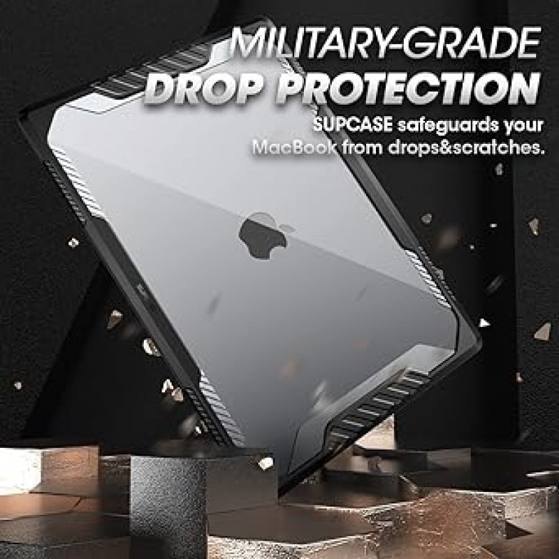 SUPCASE 유니콘 비틀 시리즈 케이스 MacBook Pro 14인치(2021년 발매) A2442 M1 Pro / M1 Max, 2층 하드 쉘 보호 커버 MacBook Pro 14인치용 터치 ID