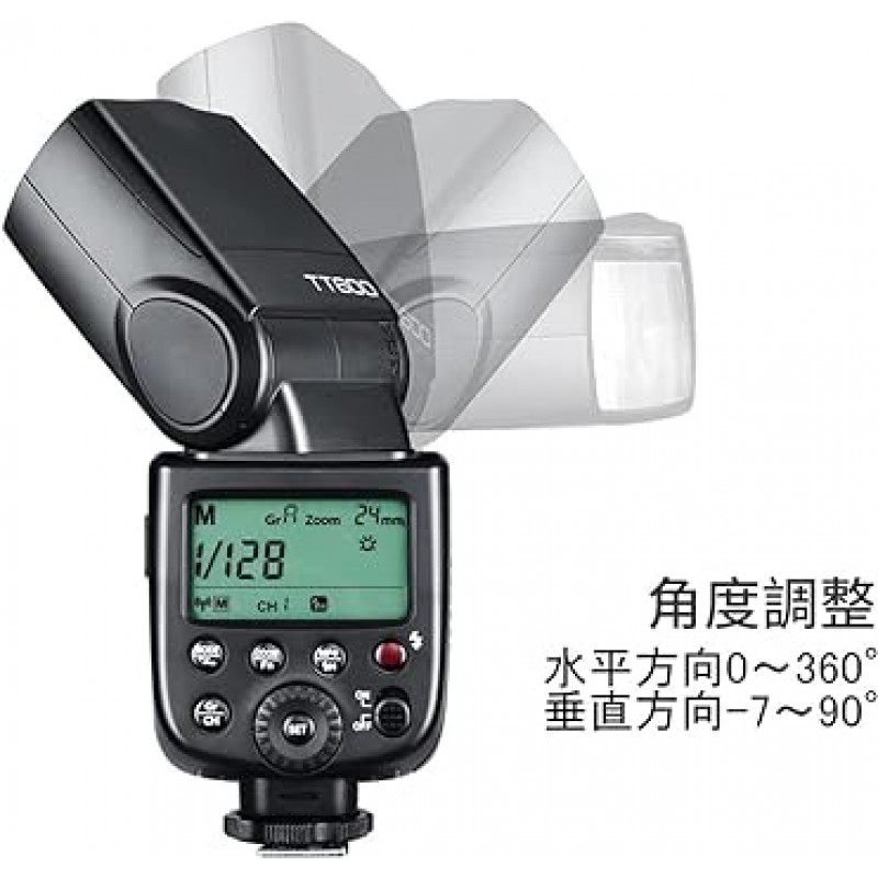 GODOX 공인 대리점: GODOX Thinklite TT600 2.4G 무선 마스터 슬레이브 카메라 플래시 내장 Godox X 시스템 수신기(TT600) [병행수입]