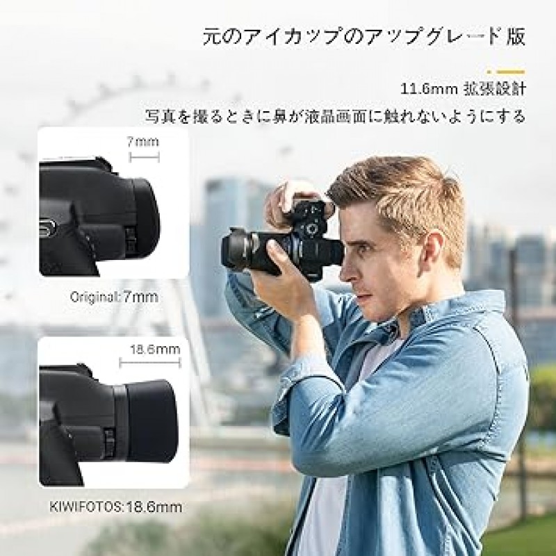 Eyecup 확장 접안 렌즈 접안 렌즈 Canon EOS R10 EOSR10 카메라와 호환 미광 차단 뷰 파인더 보호