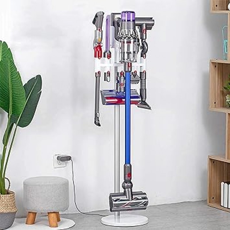 Dyson V11 V12 V15 Dok Floor Dock, 공구 브러시 확장 스탠드 액세서리 보관 홀더 용 Spryaut 진공 브래킷