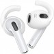 Gcioii AirPods 3 이어 후크, 이어 팁, 미끄럼 방지, 낙하 방지, 3쌍 팩, 이어폰 액세서리, Apple AirPods 3 호환 가능(화이트, M 사이즈)