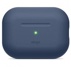 [elago] AirPods Pro2 호환 케이스, 실리콘 커버, 스트랩 홀, 충격 방지, 실리콘 커버, 충격 흡수, 슬림, 소프트, 케이스 커버, 긁힘 방지, 낙하 방지, 액세서리, Apple AirPods Pro2, MQD83J/A, Airpods Pro 2 호환 , 에어팟 프로 2, 에어팟 프로 2, 2세대, 실리콘 베이직 케이스, 진 인디고