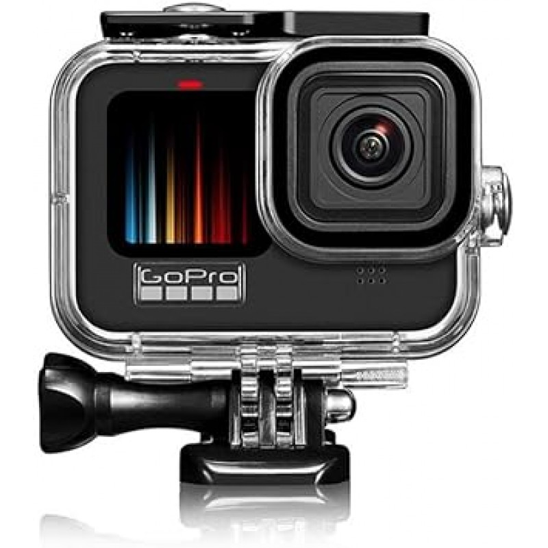 Gopro Hero 11 10 9 용 방수 케이스 블랙 60m 수중 다이빙 방수 방진 보호 하우징 GoPro Hero11 액션 카메라 다이빙 케이스 액세서리