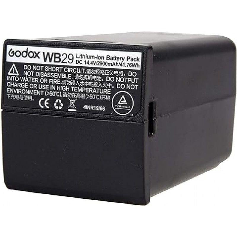 Godox WB29 리튬 배터리, WB29B 14.4V 2900mAh 배터리, Godox AD200PRO AD200과 호환 가능