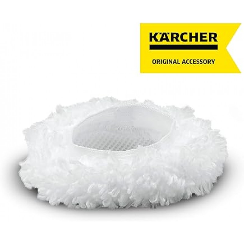 KARCHER 큰 브러시 커버, 2개 세트, 부품 번호: 2.863-243.0 Karcher KARCHER 스팀 청소기 액세서리