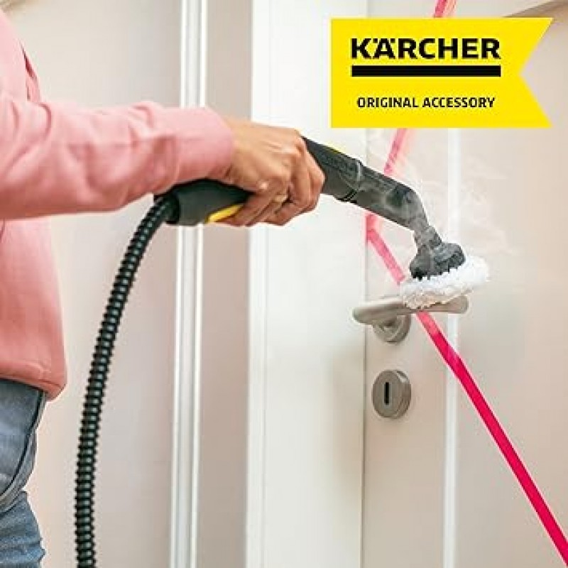 KARCHER 큰 브러시 커버, 2개 세트, 부품 번호: 2.863-243.0 Karcher KARCHER 스팀 청소기 액세서리