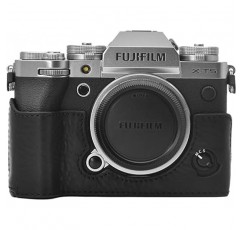 kinokoo XT5 카메라 케이스, FUJIFILM X-T5 케이스, XT5 커버, XT5 커버, XT5 본체 케이스, 배터리 교체용, 삼각대 마운트, 블랙, 모던