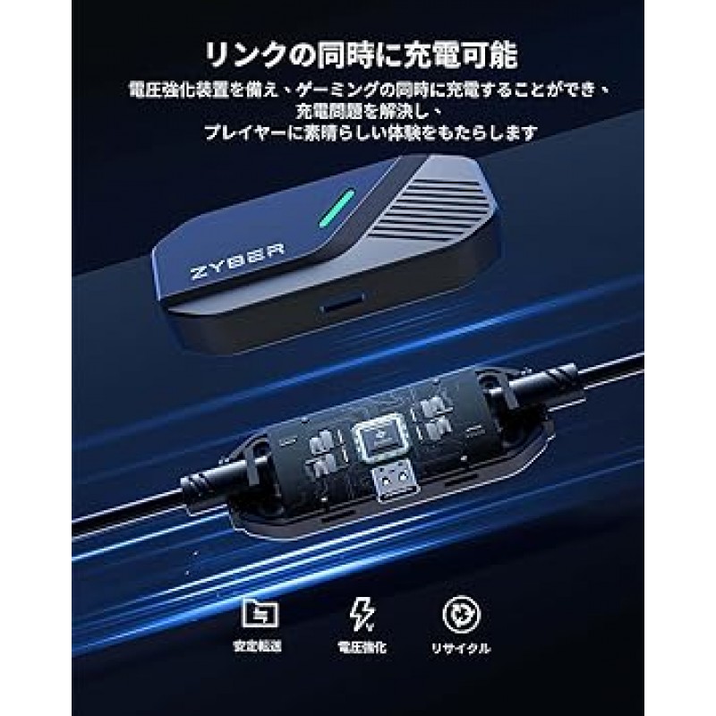 Zybervr 링크 케이블(검은색) 고속 데이터 전송 및 충전 USB-A/C 및 USB-C용 5M 링크 케이블 Oculus Quest2 Pico4 링크 케이블은 Meta Quest 2 교체용 액세서리와 호환 5M USB-C 케이블