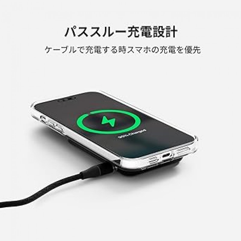 MOFT 스냅 배터리 팩, 모바일 배터리, 무선 충전, 자기 충전 단자(MagSafe 호환)