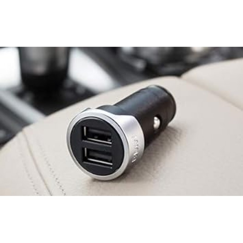 BMW 순정 부품(독일 직수입), USB 충전기, 듀얼(QC3.0 탑재, 18W/3.0A x 2포트, 급속충전), 모든 차량 호환 65412458285