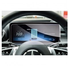 GAFAT Mercedes-Benz C Class W206 5세대 2021+ 미터 및 대시용 12.3인치 차량용 LCD 보호필름, 전용 유리필름, 9H 경도, 강화유리, 투광성, 스크래치 방지, 비산 방지, 지문 방지