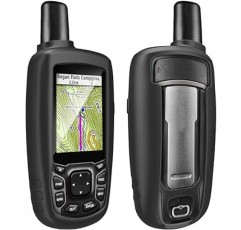 TUSITA 케이스 Garmin GPSMAP 62 62s 62st 62sc 62stc 64 64s 64st 64sc 64x 64sx 64csx 65 65s 호환 - 실리콘 보호 커버 - 휴대용 GPS 네비게이터 액세서리 (블랙)