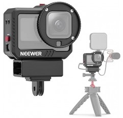 NEEWER Hero 11 10 9 비디오 케이지 키트 알루미늄 하우징 케이스 마이크 오디오 어댑터 52mm 필터 어댑터 1/4