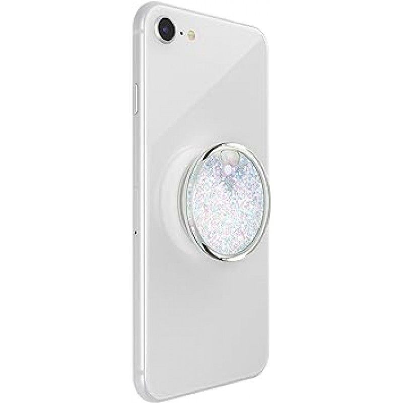 PopGrip Tidepool Halo White POPSOCKETS 스마트폰 링, 스마트폰 스탠드, 스마트폰 그립, 스마트폰 액세서리, iPhone 및 Android