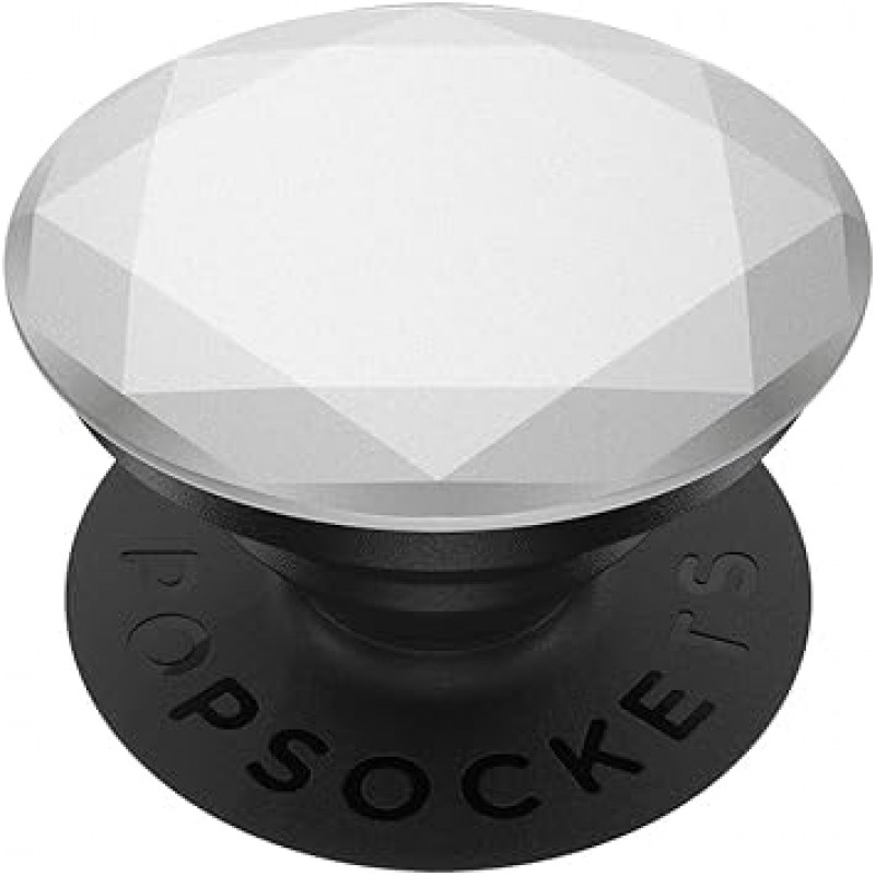 PopGrip Metallic Diamond Silver/POPSOCKETS 스마트폰 링/스마트폰 스탠드/스마트폰 그립/스마트폰 액세서리/iPhone/Android