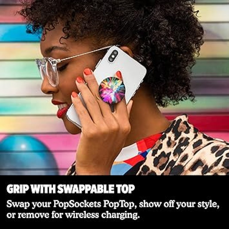 PopGrip Color Burst Gloss POPSOCKETS 스마트폰 링 스마트폰 스탠드 스마트폰 그립 스마트폰 액세서리 iPhone Android