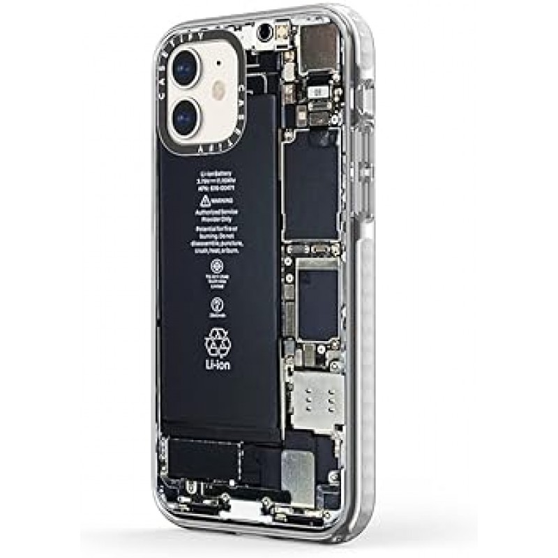 iPhone 12용 CASETiFY 임팩트 케이스, 내부 부품, 클리어 프로스트