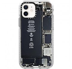 iPhone 12용 CASETiFY 임팩트 케이스, 내부 부품, 클리어 프로스트