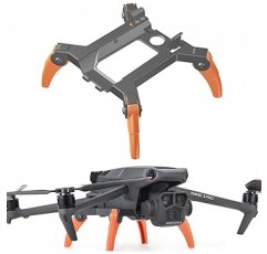 DJI Mavic 3 Pro 랜딩 기어 이륙 및 랜딩 가드 랜딩 기어 가드 증가된 랜딩 기어 높이 42mm 접이식 보호 브래킷 드론 액세서리(회색 주황색)용 TOMGDRACO