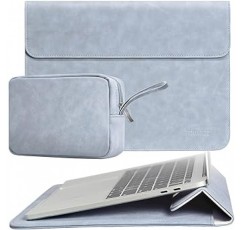 TOWOOZ Macbook Pro 13인치 케이스, Macbook Air M2 케이스, 얇은 디자인, 편리한 마그네틱 클로저, 노트북 케이스, Macbook Air/Pro 13-14인치 M1 M2 칩과 호환, 충격 방지, 긁힘 방지, 발수, 접이식, 컴퓨터 케이스, 전원 저장 장치 파우치 포함