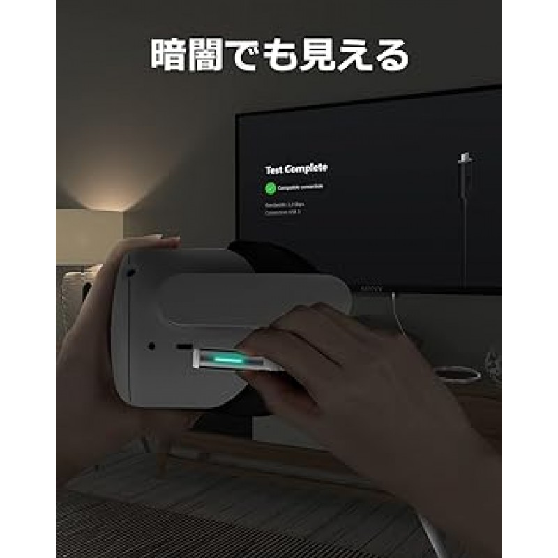 Oculus Quest 2 USB-A 및 USB-C 2.5Gbps 고속 데이터 전송 Quest2 링크 케이블용 ZYBER 5M 케이블 Oculus Quest 2 5M USB-C 케이블이 포함된 교체 가능한 액세서리(흰색)