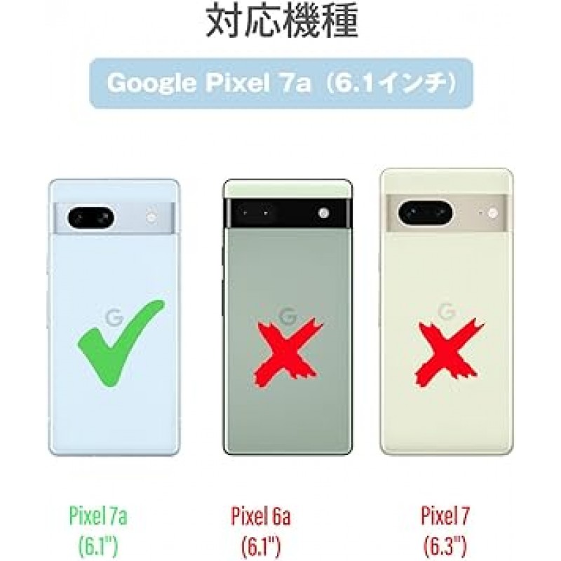 Google Pixel 7a용 OURJOY 스마트폰 케이스, 노트북형, 지갑형, 카드 수납, 측면 개폐, 가죽, TPU, 충격 방지, 휴대폰 커버, 수평 기능, 마그네틱, 스타일리시, 레드