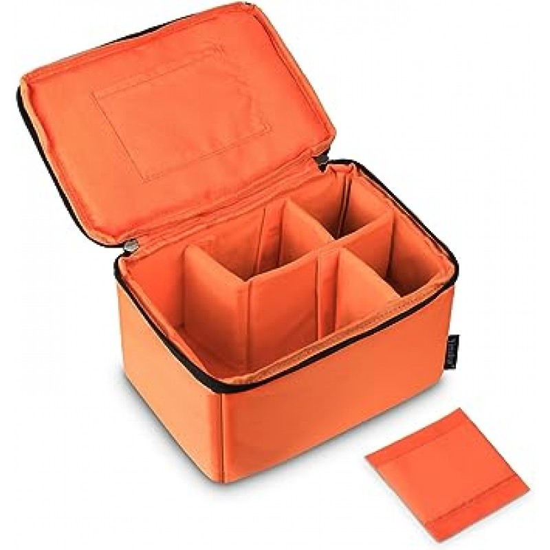 Yimidear SLR Camera Bag Inner Bag sohutokusshonbokkusu inna-kusshonke-su dezikamerainna-baggu Mirrorless rehukamerake-su Camera Box kamerabagguakusesari- , orange