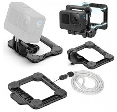 GoPro 액세서리 DIESTORD GoPro용 마그네틱 마그네틱 마운트 GoPro용 GoPro용 마운트 GoPro Max/Insta 36/DJI용 넥 마운트 Osmo Action 2 액션 카메라 액세서리