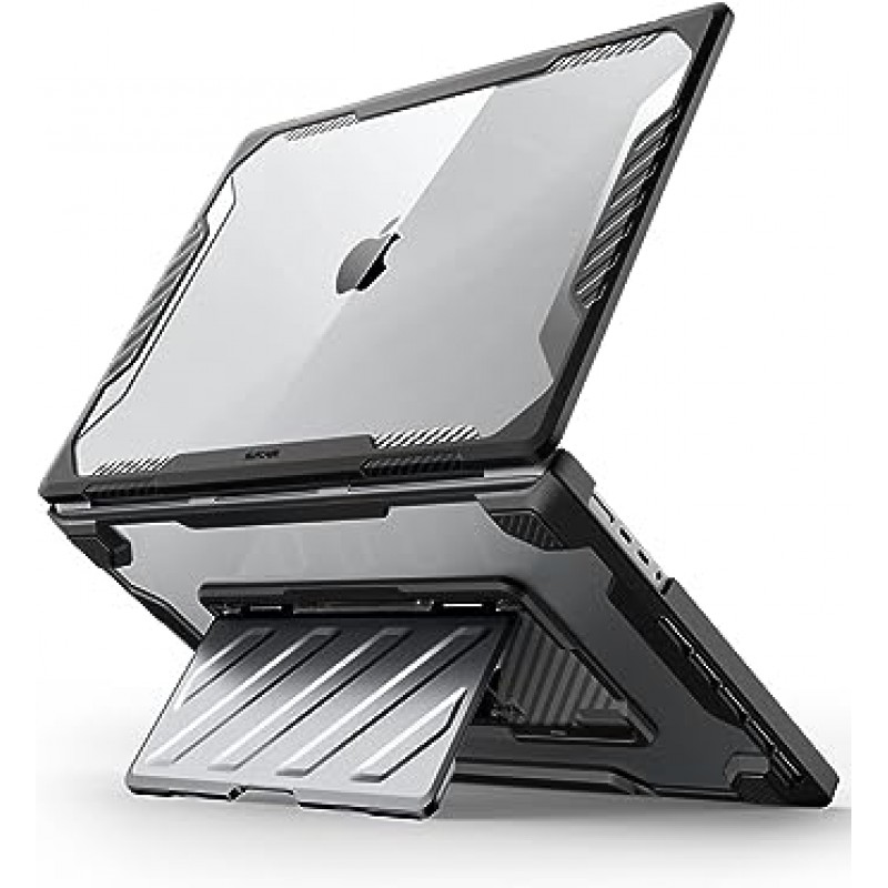 SUPCASE MacBook Pro 16.2인치(2021년 발매) 커버 A2485 M1 Pro / M1 Max 방열성 내충격 360° 전면 보호 스탠드 부착 각도 강화 투명 쉘 커버 UBPro 시리즈