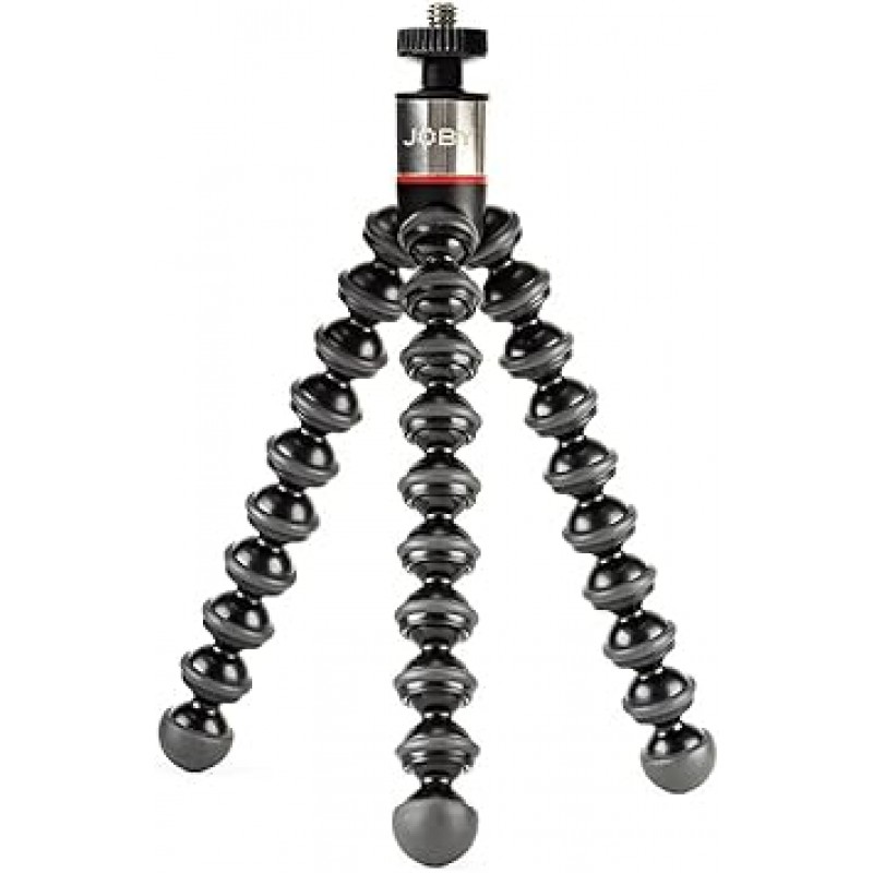 Joby JB01771-PKK 스마트폰 삼각대, 미니 삼각대 Gorilla Pod 325 모바일 키트 및 [스마트폰 어댑터/리모컨/GoPro 마운트] 블루투스 리모콘, 블랙/차콜