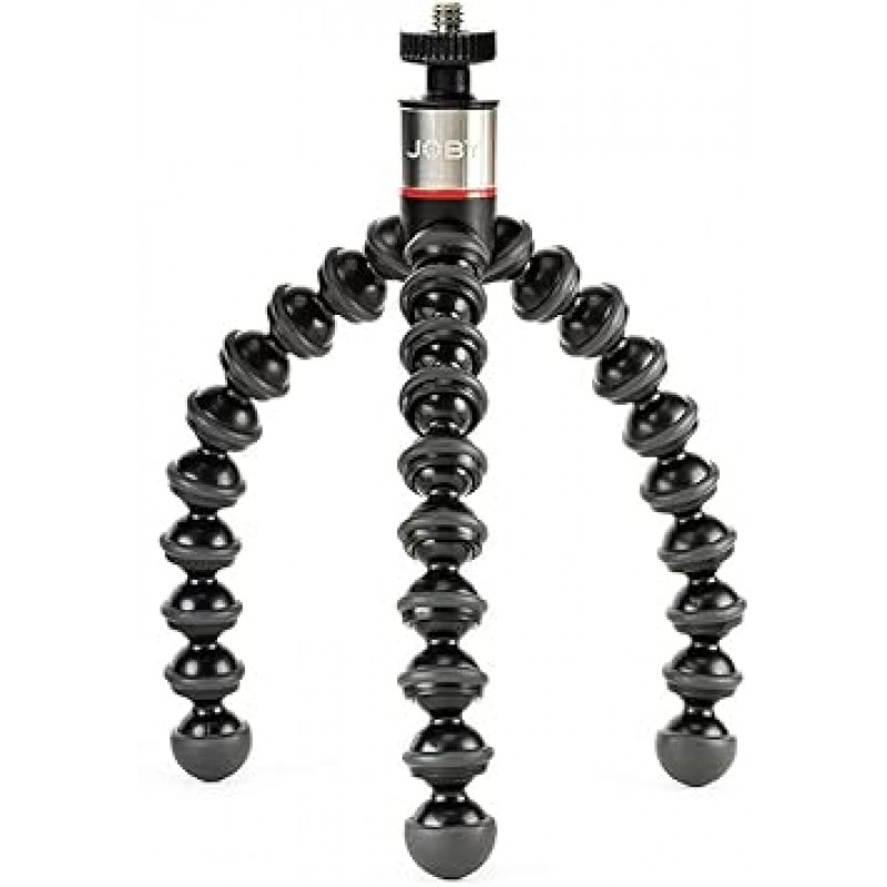 Joby JB01771-PKK 스마트폰 삼각대, 미니 삼각대 Gorilla Pod 325 모바일 키트 및 [스마트폰 어댑터/리모컨/GoPro 마운트] 블루투스 리모콘, 블랙/차콜