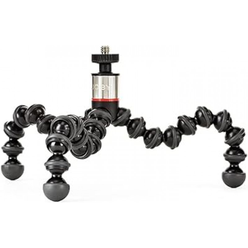 Joby JB01771-PKK 스마트폰 삼각대, 미니 삼각대 Gorilla Pod 325 모바일 키트 및 [스마트폰 어댑터/리모컨/GoPro 마운트] 블루투스 리모콘, 블랙/차콜