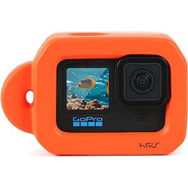 HSU 슈퍼 부력 Gopro 플로팅 케이스, 수중 액세서리, 플로트 커버, 플로트 쉘, 침몰 방지, GoPro Hero 11/10/9와 호환 가능