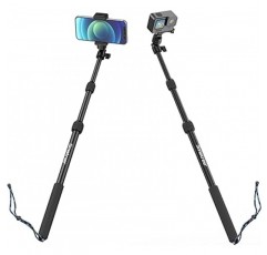 Gopro Hero 11/10/9/8/7/6/5/4/3/3+/max 카메라, 스마트폰, LED 조명 셀카봉용 Smatree 