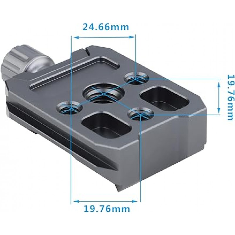 퀵 릴리스 클램프 QR베이스 카메라 마운트 클램프 Arca-Swiss 표준 대응 DJI Ronin S/RS 2/3/3-pro/c2 짐벌 Zhiyun Crane 시리즈 카메라 삼각대 leftfoto