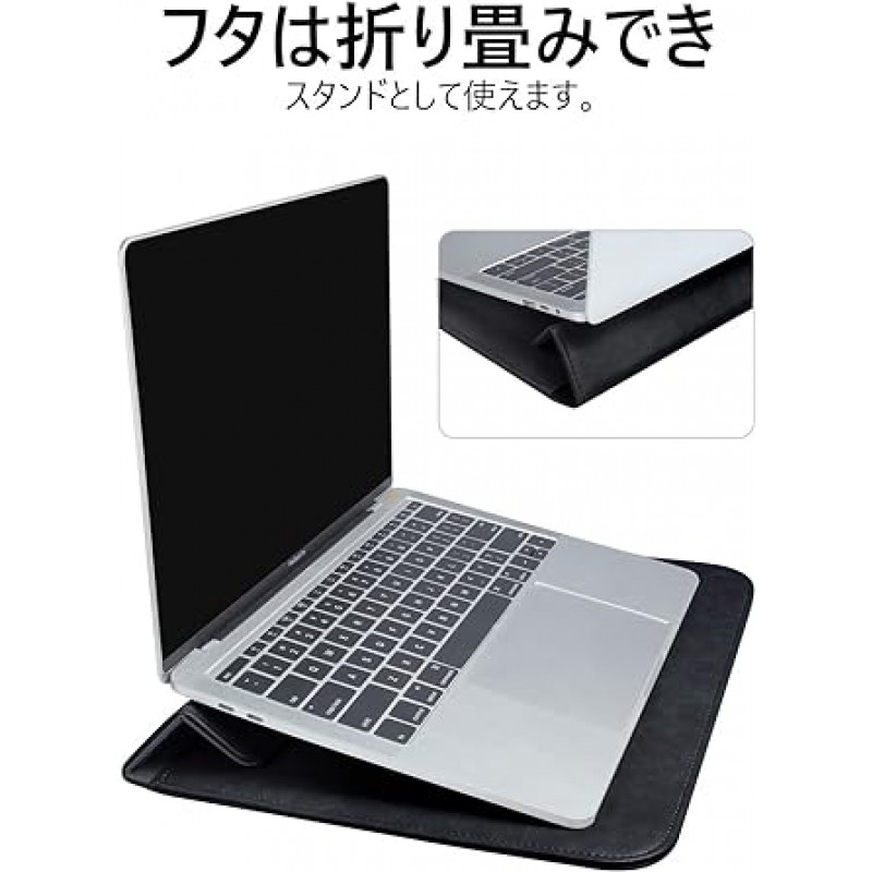 TOWOOZ 접이식 노트북 케이스 for 2022 M2 MacBook Air/Pro 13 - 14인치 | 새로운 MacBook Air 13.6인치 | 표면 노트북 이동 | iPad Pro 12.9, 13인치, 얇음, 충격 방지, 발수성, 마그네틱 디자인, 보관 가방 포함