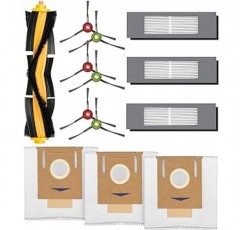 EcoBucks 소모품 DEEBOT OZMO 920/ T8/ N7/N8+/N10 PLUS 교체용 소모품 DEEBOT 로봇 진공 청소기용 액세서리 키트 소모품 N8 PRO T8+ T8 AIVI 필터 T9 N8 PRO+ 종이 팩 DEEBOT 로봇 진공 청소기 브러시 로봇 진공 청소기 교체 부품 키트 13개