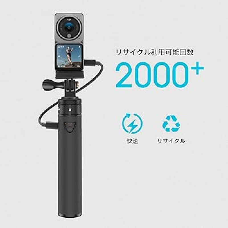 DJI Osmo Action 3/2, Gopro Hero 11/10/9/8/7/5/4/3/3+/MAX 충전 베이스, 충전 2개용 충전 확장 로드 및 고정 나사가 있는 Smatree DJI Osmo Action 3/2 충전기 DJI Osmo Action 3/2용 도크