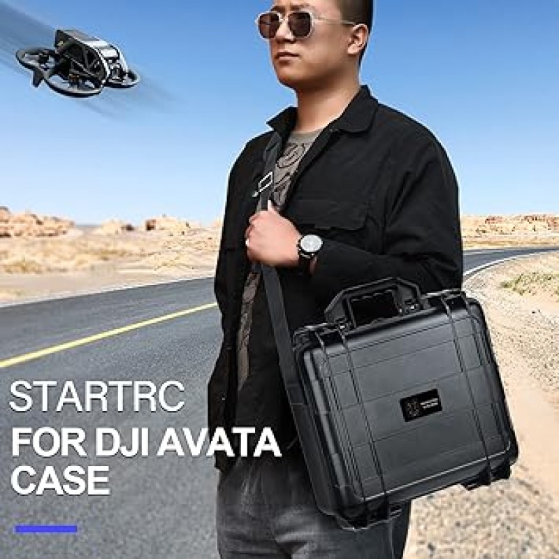 STARTRC Avata 케이스 DJI Avata Pro 액세서리용, 방수 하드 운반 케이스 DJI Avata용과 호환 가능 DJI Goggles 2/Goggles V2/Goggles Integra/Motion/New RC Motion 2/FPV Remote Controller 2용