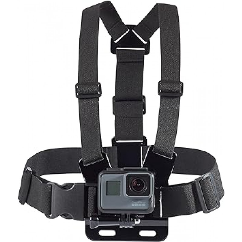 GoPro 체스트 마운트 하네스 블랙용 Amazon Basics 카메라 액세서리