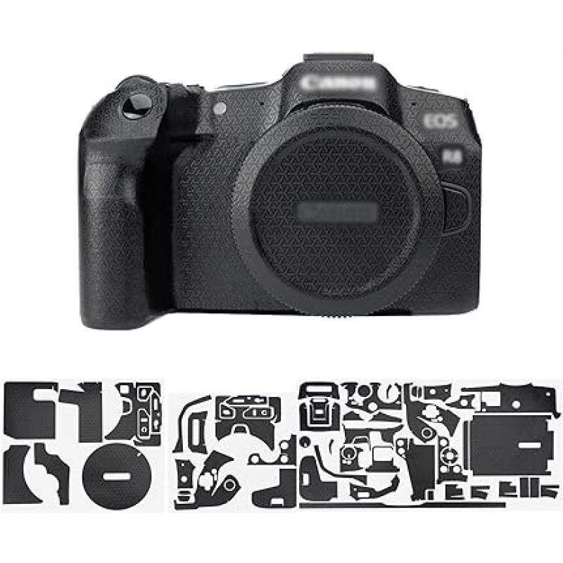 카메라 보호 가죽 필름 카메라 바디 보호 필름 Canon EOS R8 EOSR8 카메라 3M 소재 짠 블랙