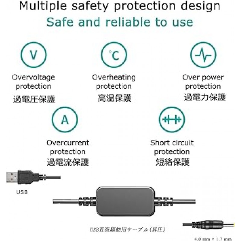 5V USB 어댑터 키트 + 5V3A 어댑터 + DMW DCC8 BLC12 BLC12E 가상 배터리 호환 모델 번호 Panasonic Lumix DMC GX8 FZ1000 FZ300 FZ200 G7 G6 G5 GH2K GH2S DC-G90 DC-G91 DC-G91 DC-GC-G91 g95 d C-G99 DMC G80 G85