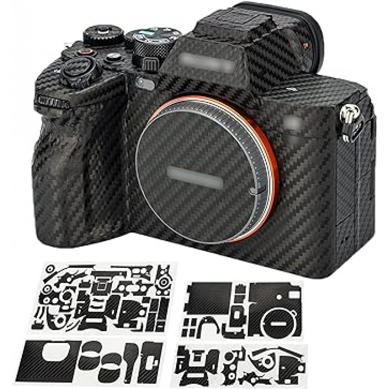 카메라 보호 가죽 필름, 카메라 본체, 보호 필름, Sony A7IV A7M4 A7 Mark IV 카메라, 3M 소재, 탄소 섬유