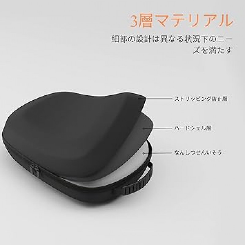 iofeiwak Hard Case Suitcase for PICO 4 - 휴대용 수트케이스 for PICO4 슬리브 및 컨트롤러 - 360° 보호 [경량][클래식 블랙]