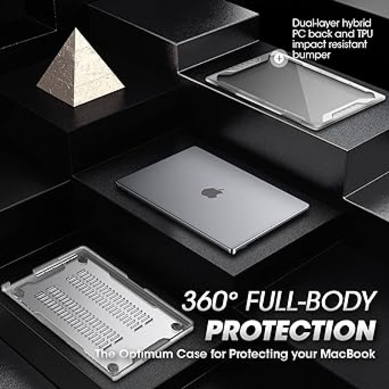 MacBook Pro 14인치용 SUPCASE 유니콘 비틀 시리즈 케이스(2021 출시) A2442 M1 Pro / M1 Max, MacBook Pro 14인치 터치 ID용 이중 레이어 하드 쉘 보호 커버